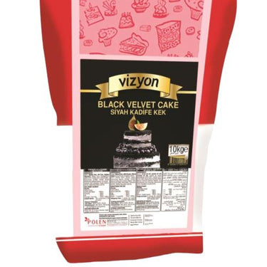 VİZYON KEK MİKSİ BLACK (siyah) VELVET  (10 KG.)