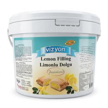 Vizyon Limonlu Pastacılık Dolgusu Ve Kreması – 6 Kg