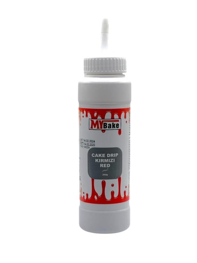 MYBake Cake Drip Kırmızı 250 GR