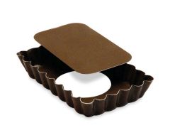 Gobel Altı Çıkabilen Tırtıklı Dikdörtgen Mini Tart 3'lü
