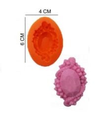 ŞEKER HAMUR KALIBI SİLİKON ÇERÇEVE 4*6 CM