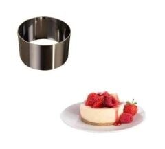 Parfe Kalıbı / Yuvarlak Tekli Küçük Pasta Kalıbı 9 cm