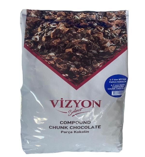 VİZYON PARÇA SELECT KOKOLİN BİTTER ÇİKOLATA 4-7MM (2,5KG)
