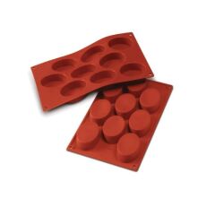 Silikomart SF018 Orta Boy Oval Profesyonel Silikon Kalıp