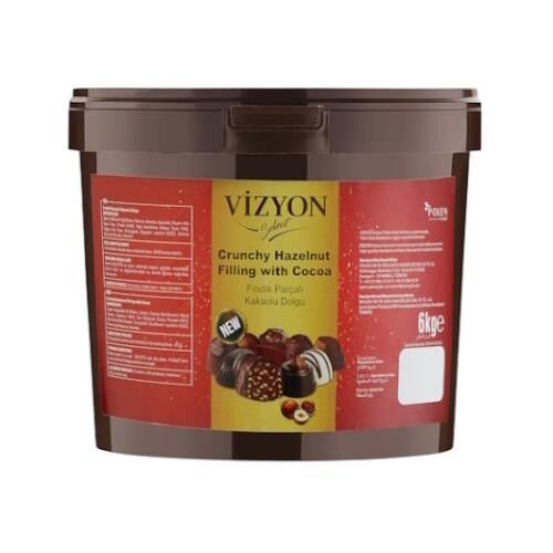 VİZYON SELECT FINDIK PARÇALI KAKAOLU DOLGU 6 KG