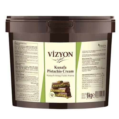 VİZYON SELECT KADAYIFLI ANTEP FISTIK KREMASI 6KG