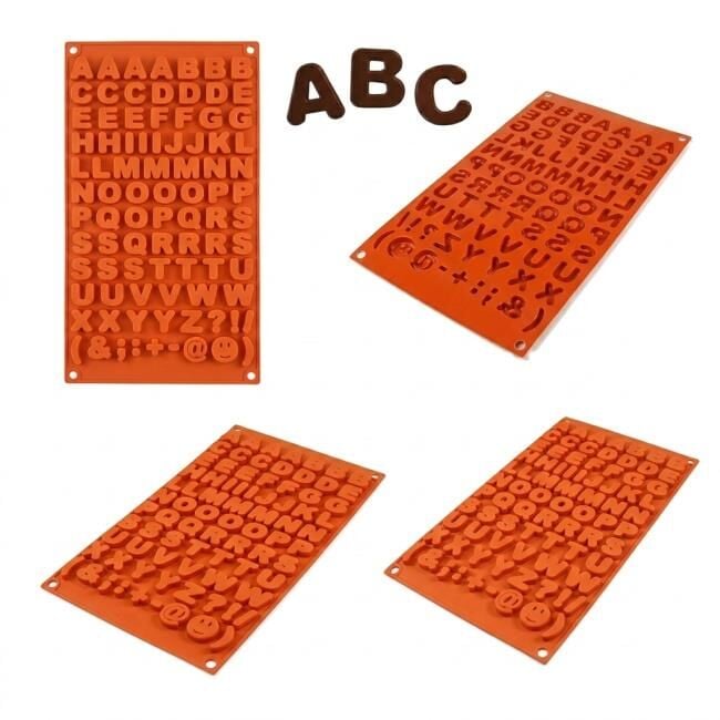 Silikomart SF169 Alfabe Büyük Silikon Kalıp