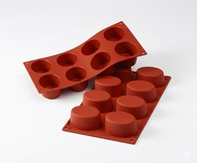 Silikomart SF055 Büyük Oval Profesyonel Silikon Kalıp