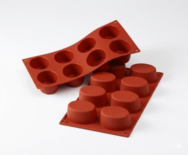 Silikomart SF055 Büyük Oval Profesyonel Silikon Kalıp