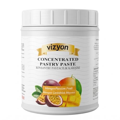 VİZYON KONSANTRE MANGO PASSION FRUIT PASTACILIK KARIŞIMI 1 KG