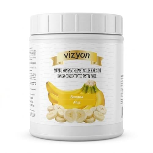 VİZYON KONSANTRE MUZ PASTACILIK KARIŞIMI 1 KG