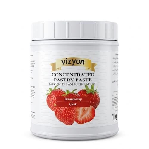 VİZYON KONSANTRE ÇİLEK PASTACILIK KARIŞIMI 1 KG