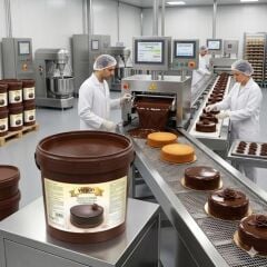VİZYON BİTTER ÇİKOLATALI GANAJ SOSU 6 KG
