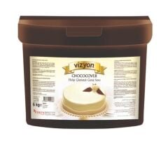 Vizyon Fildişi Çikolatalı Ganaj Sosu 6 kg