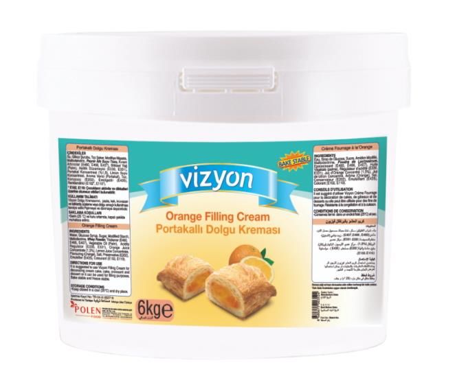 Vizyon Dolgu Kreması Portakallı 6 kg