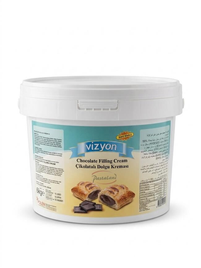 Vizyon Dolgu Kreması Çikolatalı 6 kg