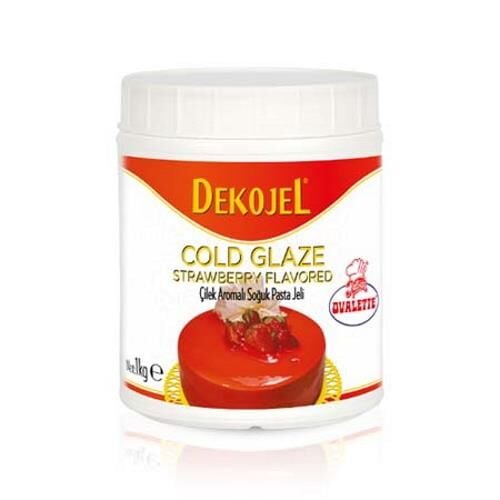 Ovalette Çilek Aromalı Soğuk Pasta Jeli 1 kg