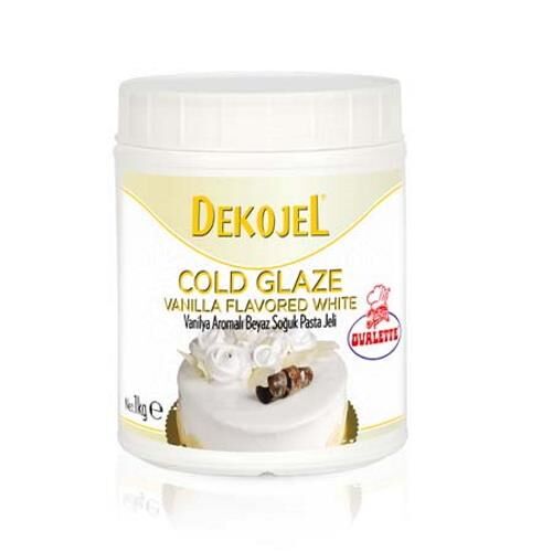 Ovalette Vanilya Aromalı Beyaz Soğuk Pasta Jeli 1 kg