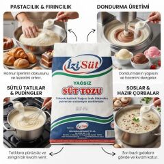 İZİ YAĞSIZ SÜT TOZU 25 KG
