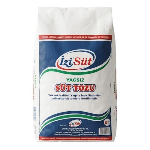 İZİ YAĞSIZ SÜT TOZU 25 KG