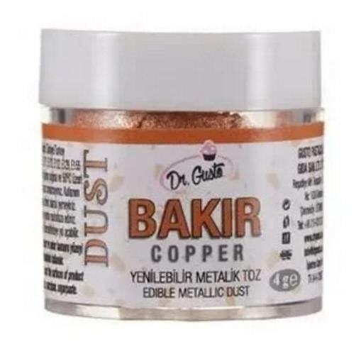 Dr. Gusto Bakır Yenilebilir Yaldız Gıda Boyası 4 gr.