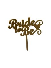 Bride To Be Yazılı Çerçeveli Aynalı Pleksi Altın