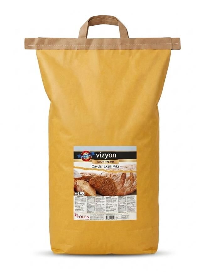 Vizyon Premium Çavdar Ekşili Miks (Sour Rye Mix) - 25 kg