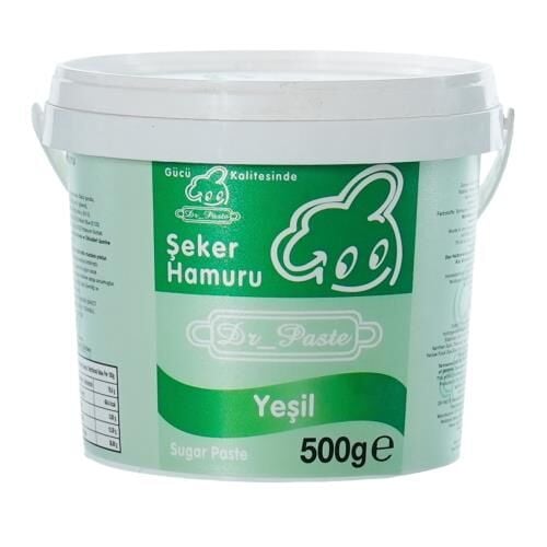 Dr Paste Şeker Hamuru  500 gr - Yeşil