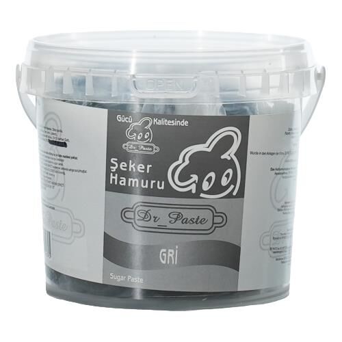Dr Paste Şeker Hamuru  500 gr - Gri