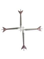 Deniz Kızı Renkli Gümüş Lila Mum 11 cm