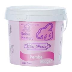 Dr Paste Şeker Hamuru  500 gr - Pembe