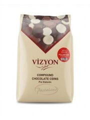 VİZYON PUL ÇİKOLATA KOKOLİN SÜTLÜ SELECT 2,5 KG