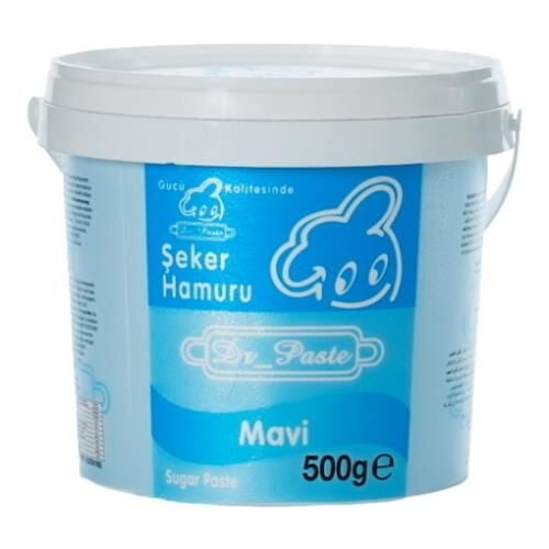 Dr Paste Şeker Hamuru  500 gr - Mavi