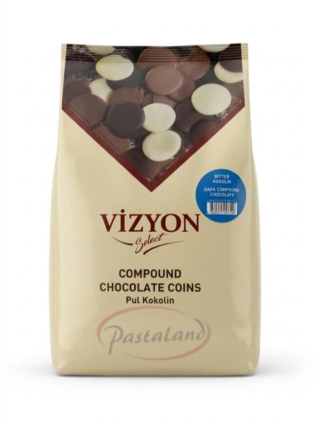 Vizyon Select Bitter Pul Çikolata Kokolin 2,5 Kg