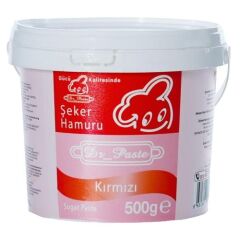 Dr Paste Şeker Hamuru  500 gr - Kırmızı