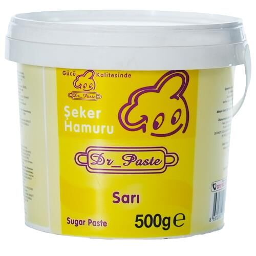 Dr Paste Şeker Hamuru  500 gr - Sarı