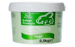 Dr Paste Şeker Hamuru  2,5 kg - Yeşil