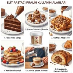 ELİT PASTACI EZME PRALİN FINDIK 11 KG