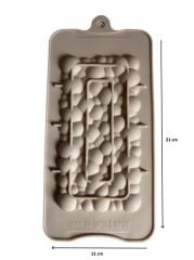 SİLİKON ÇİKOLATA KALIBI KABARCIKLI 21*11 CM