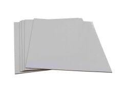 Turta Mendili / Pasta Altlığı Gümüş Düz Kenarlı Dikdörtgen 27*32
