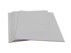 Turta Mendili / Pasta Altlığı Gümüş Düz Kenarlı Dikdörtgen 27*32