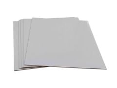 Turta Mendili / Pasta Altlığı Gümüş Düz Kenarlı Dikdörtgen 23*33 10 adet