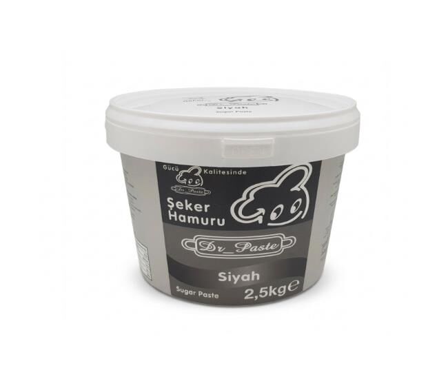 Dr Paste Şeker Hamuru  2,5 kg - Siyah