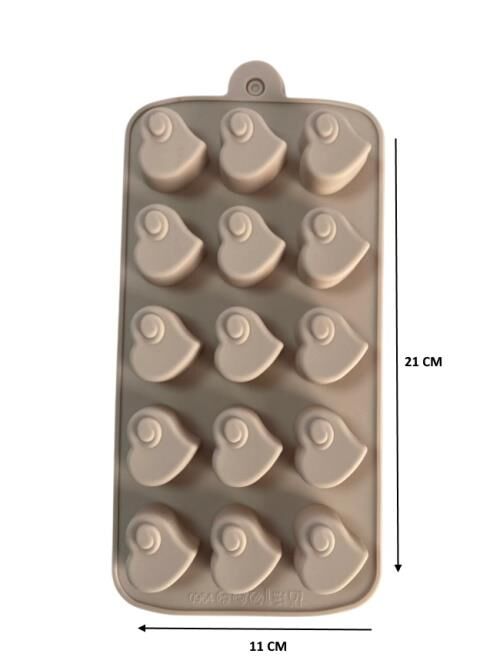 SİLİKON ÇİKOLATA KALIBI KALP 21*11 CM