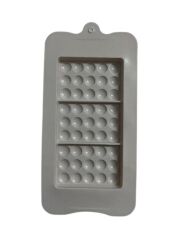 SİLİKON ÇİKOLATA KALIBI KARE 21*11 CM