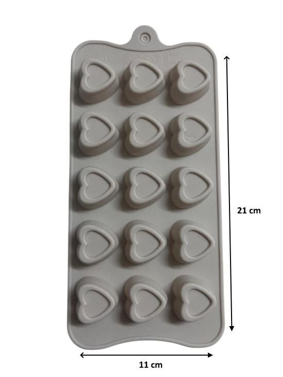 SİLİKON ÇİKOLATA KALIBI KALP 21*11 CM