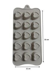 SİLİKON ÇİKOLATA KALIBI KALP 21*11 CM