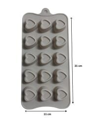 SİLİKON ÇİKOLATA KALIBI KALP 21*11 CM