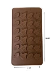 SİLİKON ÇİKOLATA KALIBI YAPRAK 21*11 CM
