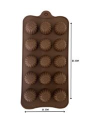 SİLİKON ÇİKOLATA KALIBI ÇİÇEK 21*11 CM